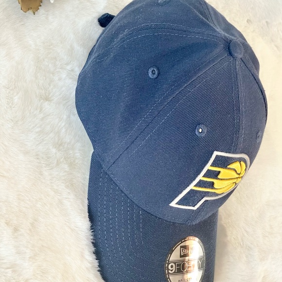 New with tag INDIANAPOLIS PACERS HAT Official NBA GEAR Navy with Gold Adjustable - Picture 4 of 6
